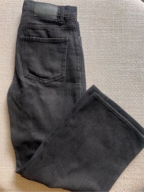 Women’s BDG Urban Outfitters High Waist Wide Leg Black Straight-Leg Jeans - 27